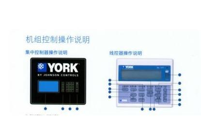 約克中央空調控制器的操作說明